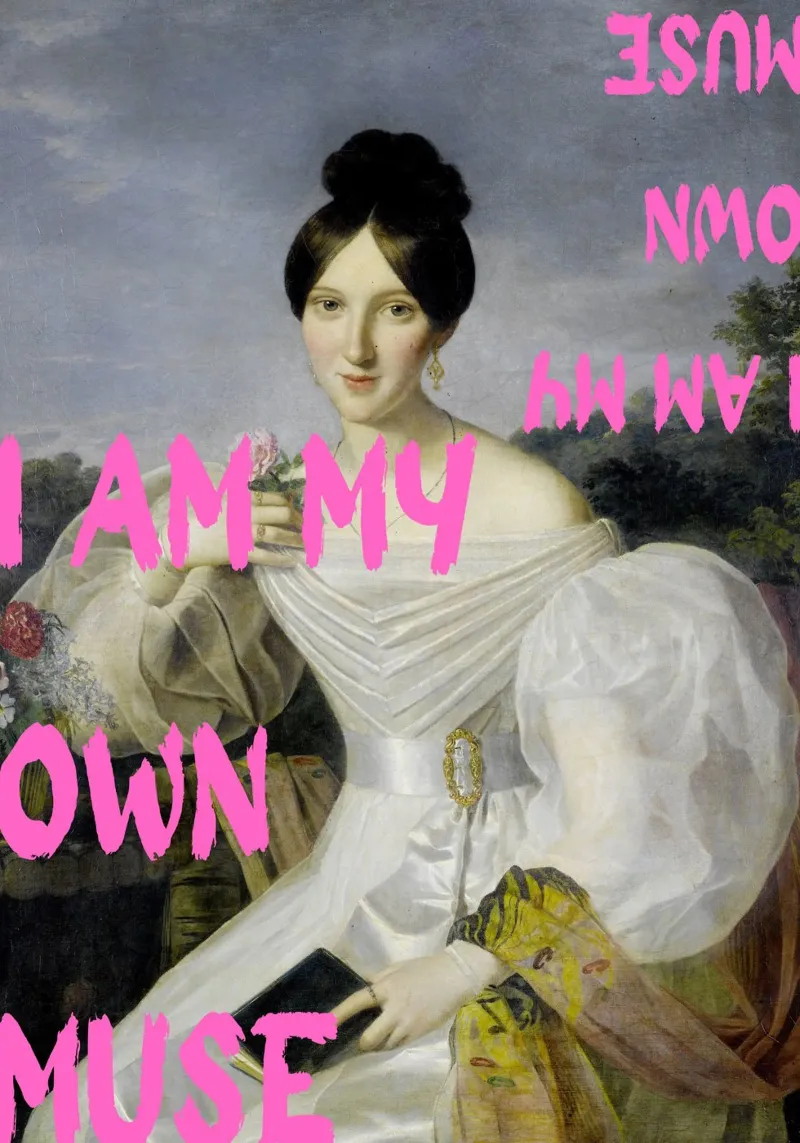 "My Own Muse" - Pop Art, Remix classico, Empowerment, Pink Ae pellicola backlit da NorwesClub
