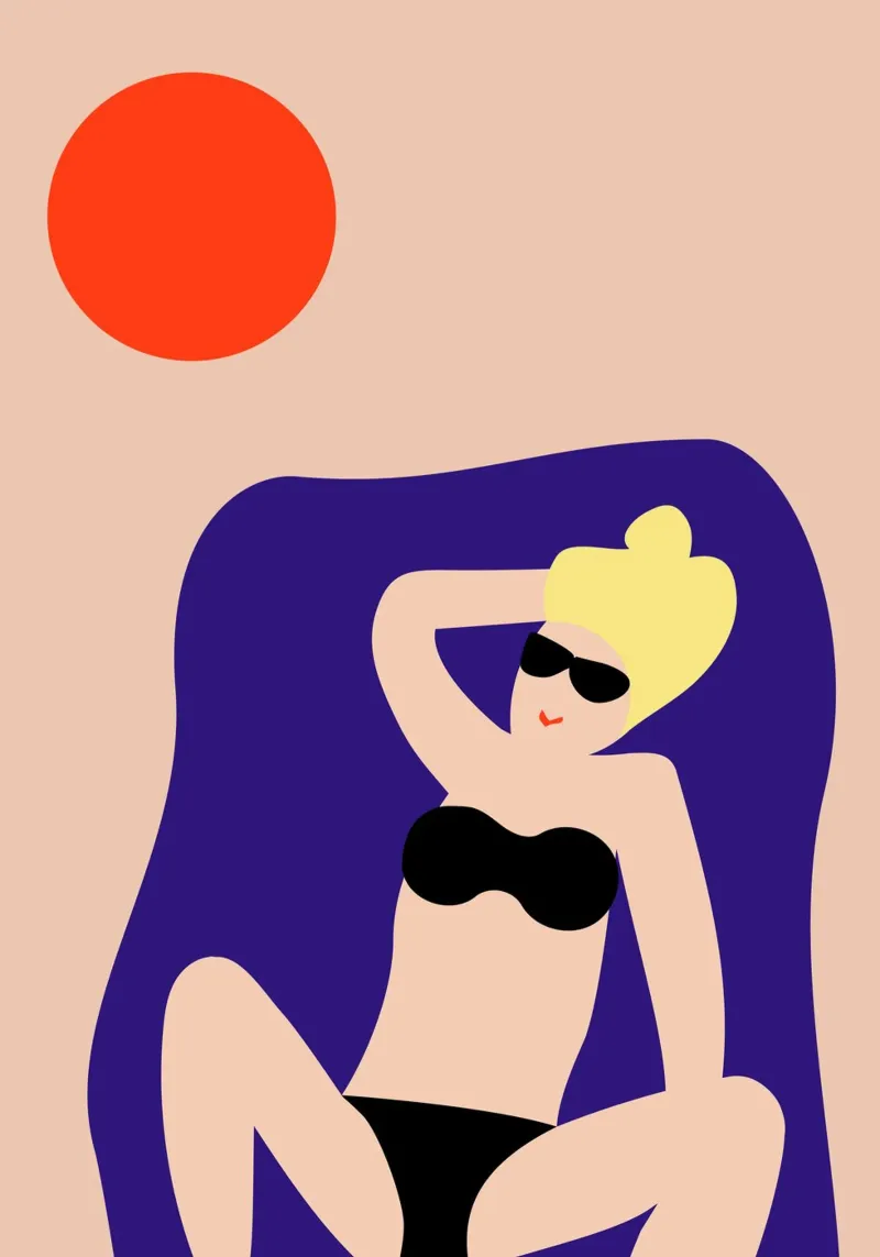 sunbath. pellicola backlit da FRICKE DESIGN