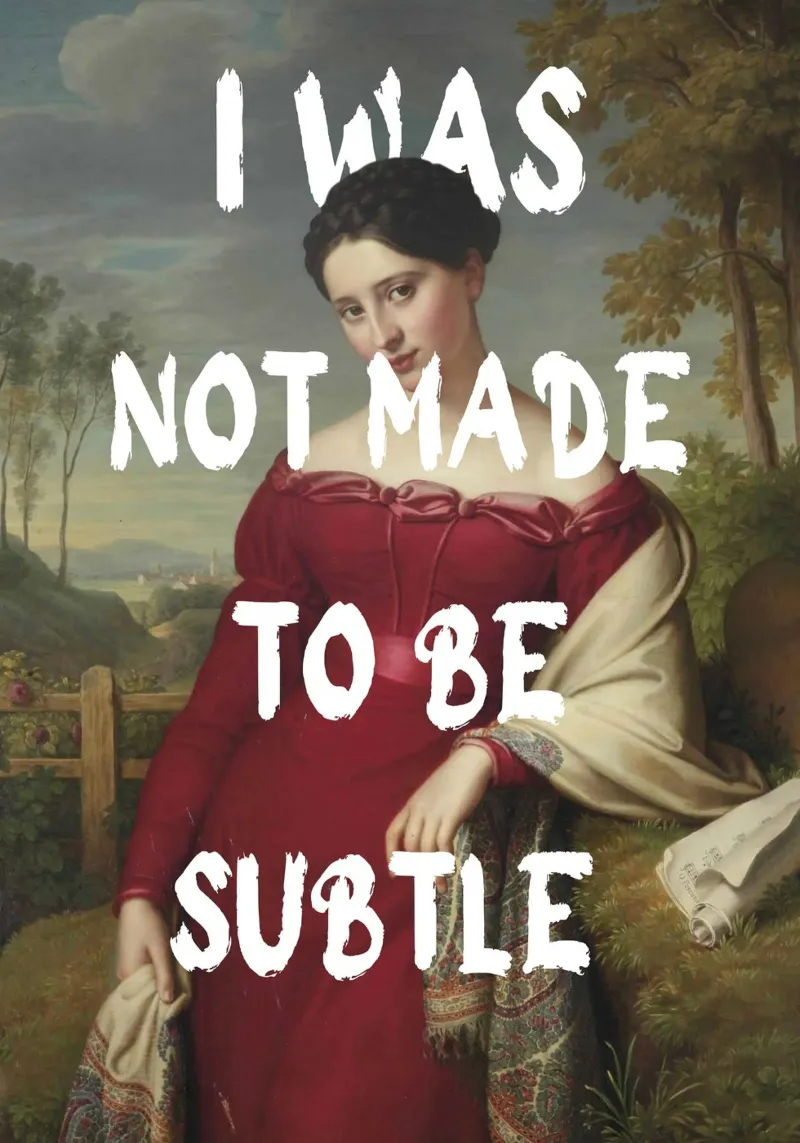 "Not Subtle" - Remix classico, empowerment, dichiarazione audace, T pannello forex da NorwesClub
