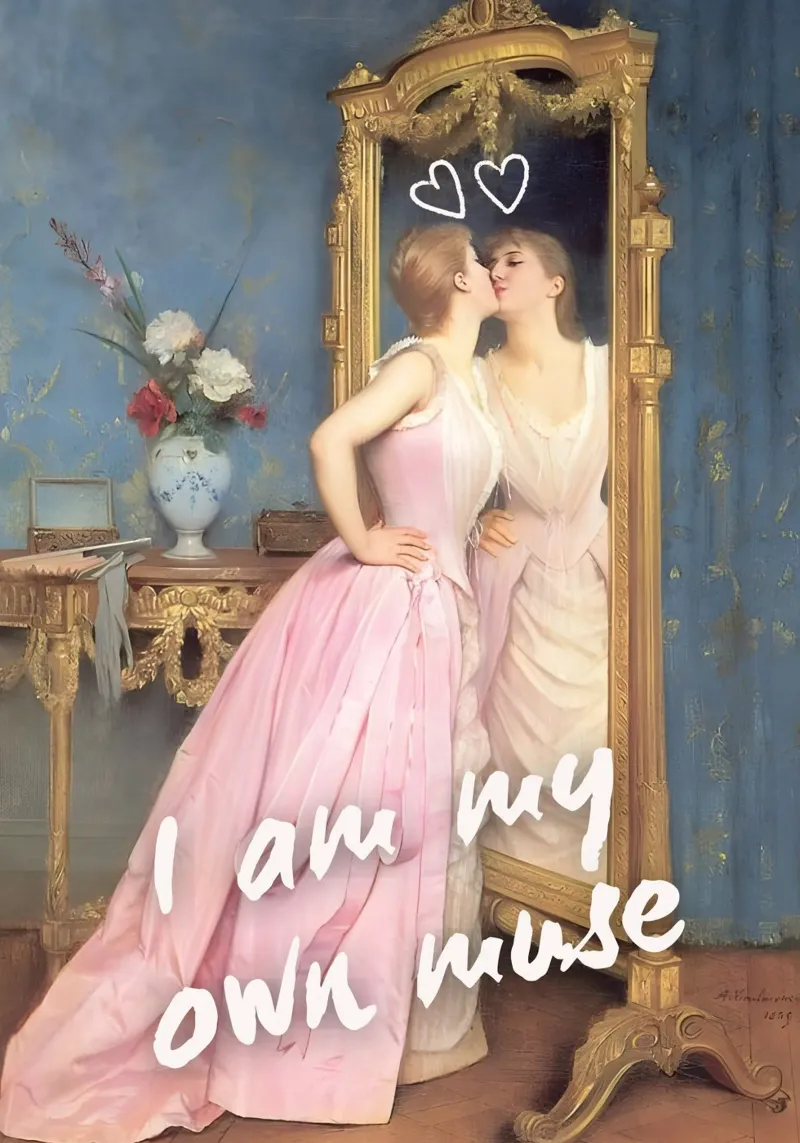 "My Own Muse" - Remix classico, Pop Art, Empowerment, Feminin poster da NorwesClub