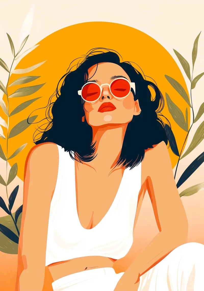 Summer chillout hahnemühle by Justyna Jaszke JBJart