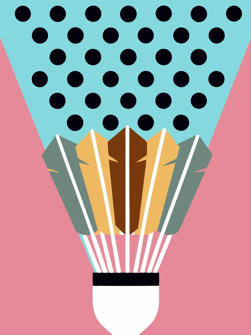 Badminton moderno pellicola backlit da LOOK DIFFERENT