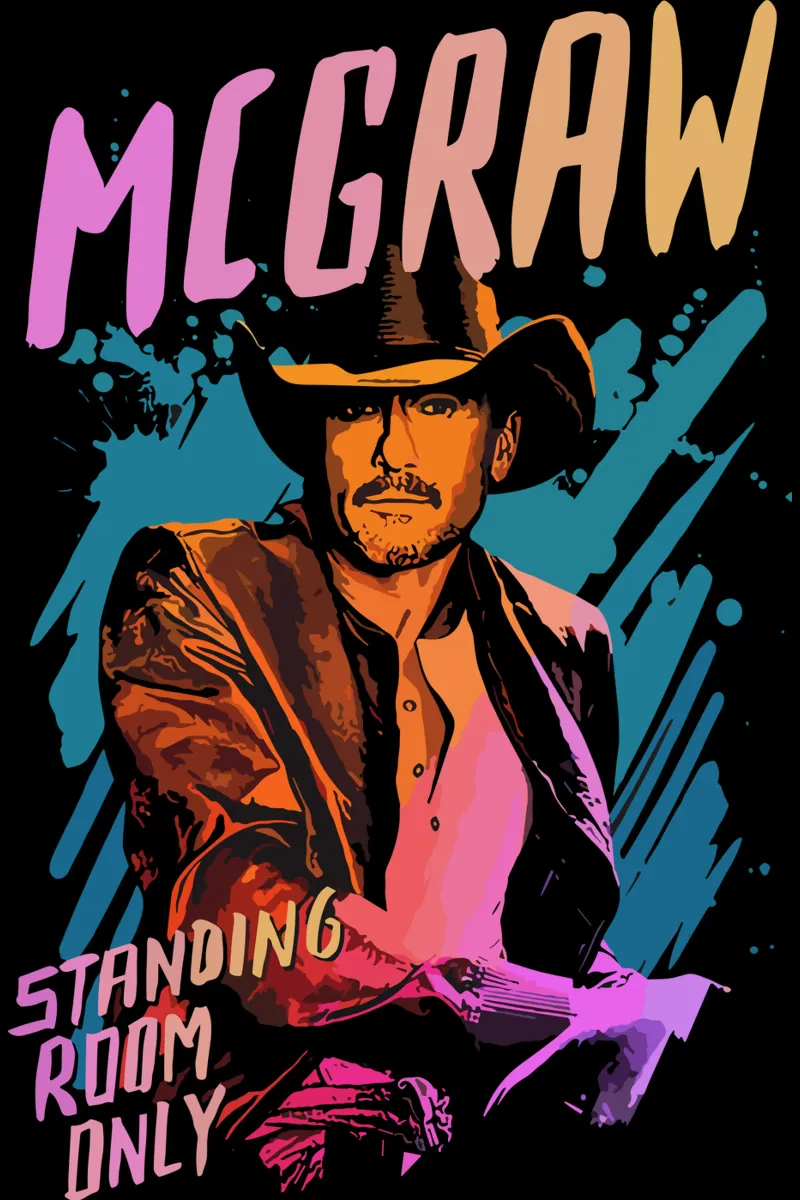 Tim McGRAW Standing Room Only pellicola backlit da lindacleveland