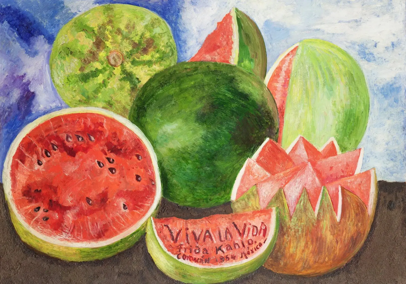 Viva la Vida, angurie - di Frida Kahlo pellicola backlit da Venus Art