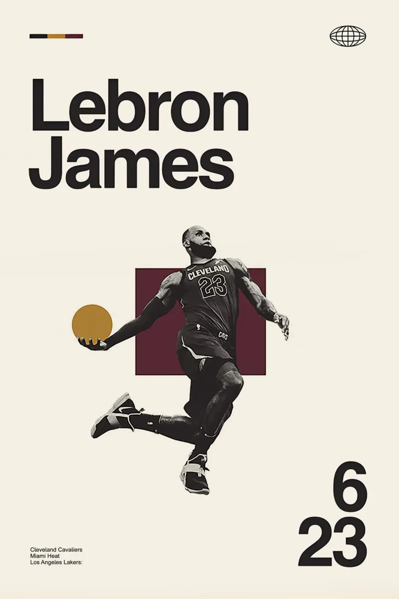 LeBron James pellicola backlit da Attaboy Dsgn