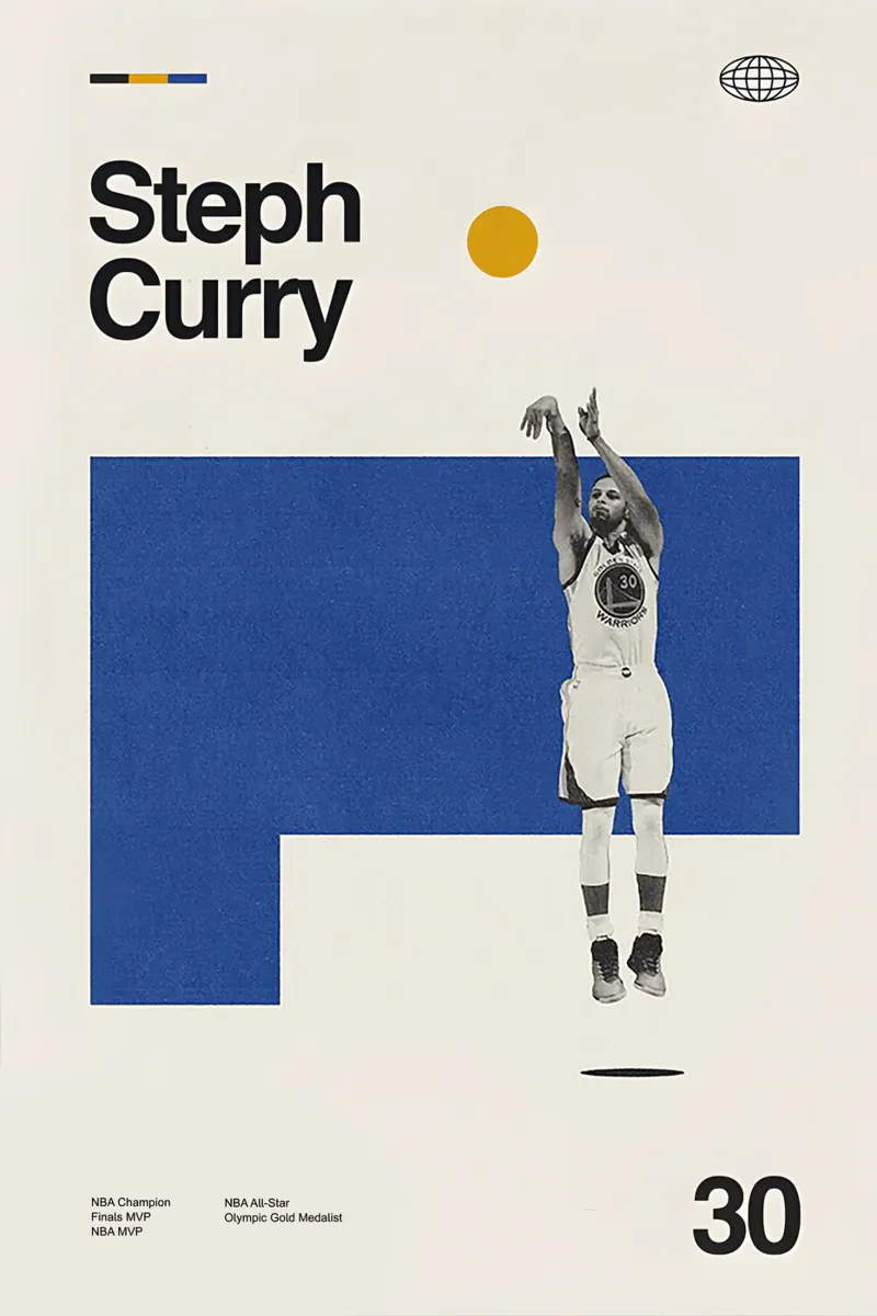 Stephen Curry plexiglass da Attaboy Dsgn