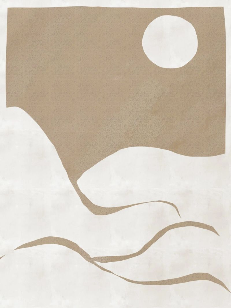Earthy Landscape ausgeschnitten 02 Poster von Little Dean