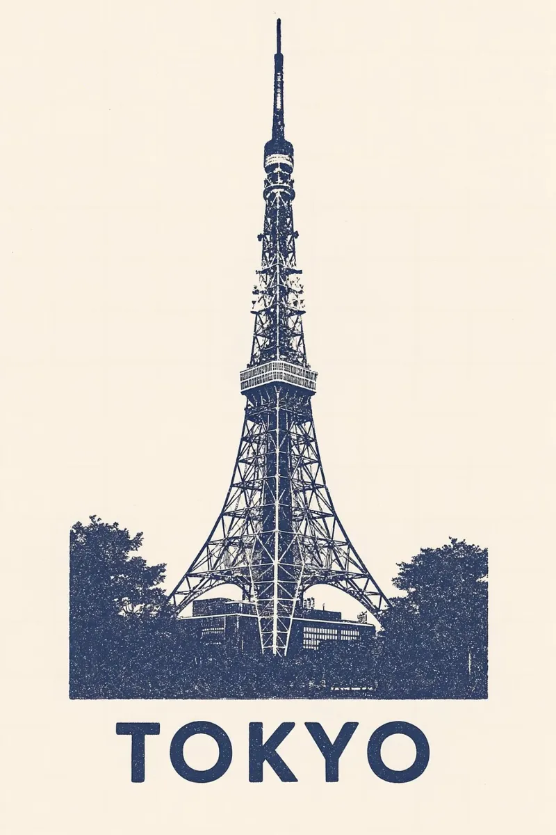 Urban Icon: Tokyo – Linocut Series hahnemühle de Studio Mooodz