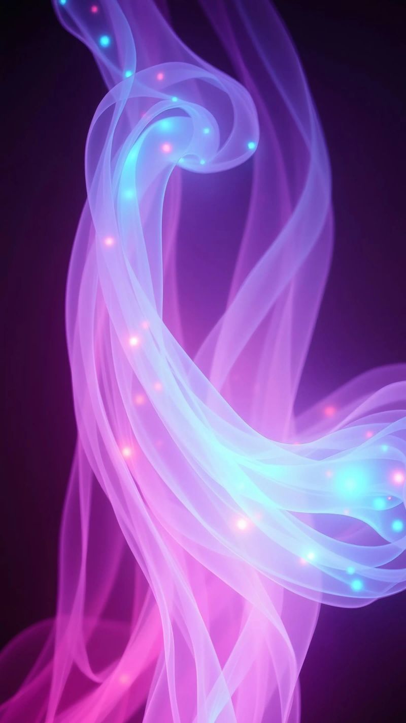 abstract light patterns swirling through space canvas by DesignDoodle