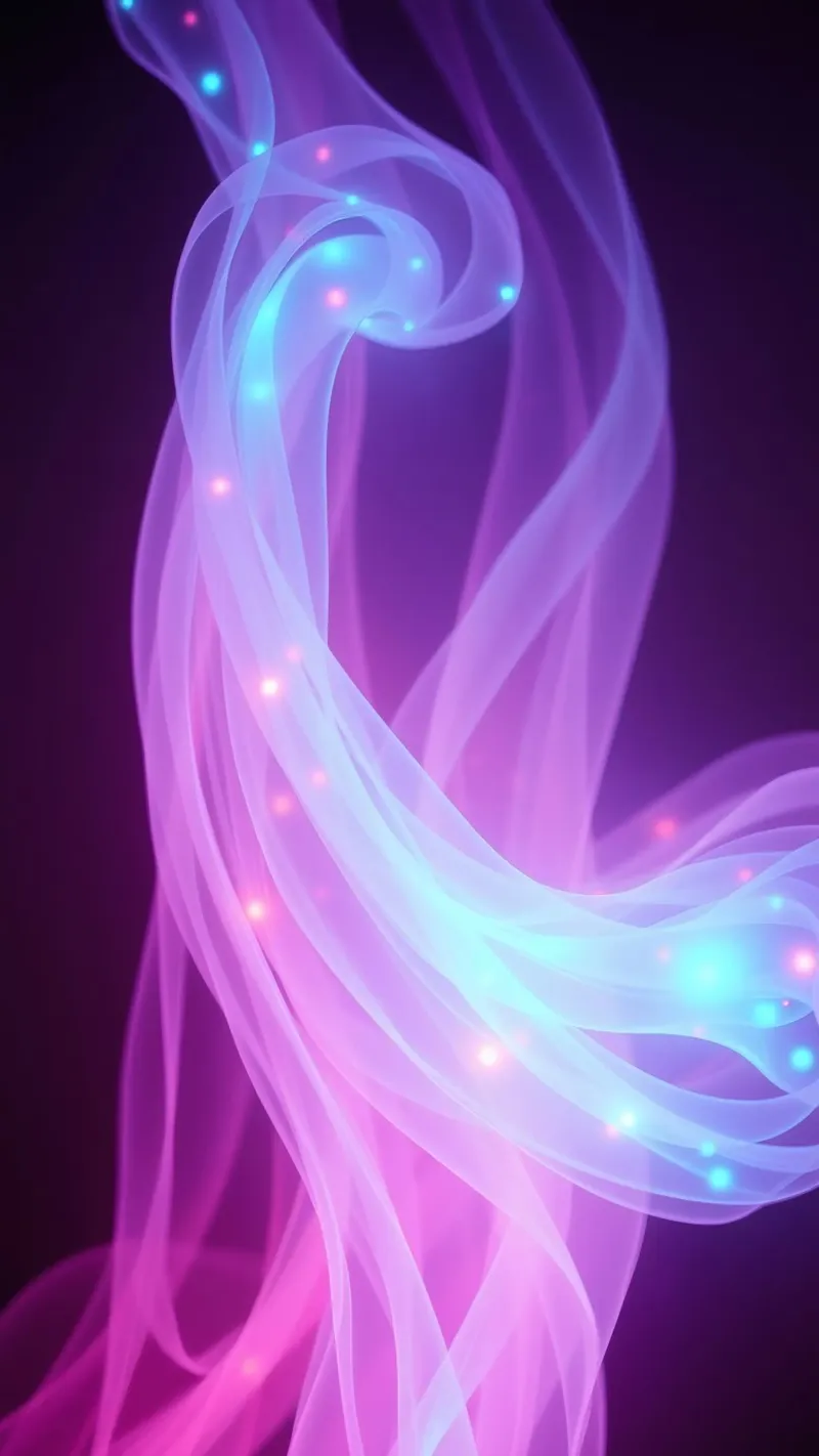 abstract light patterns swirling through space alu-dibond by DesignDoodle