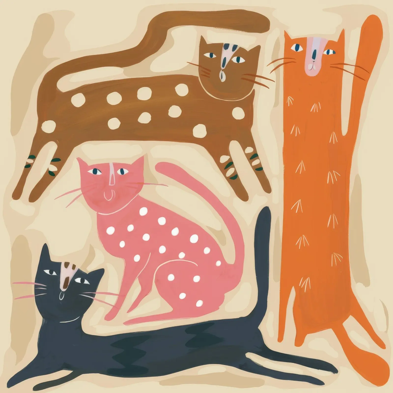 Whimsical Feline Forest poster by Arcane Shade