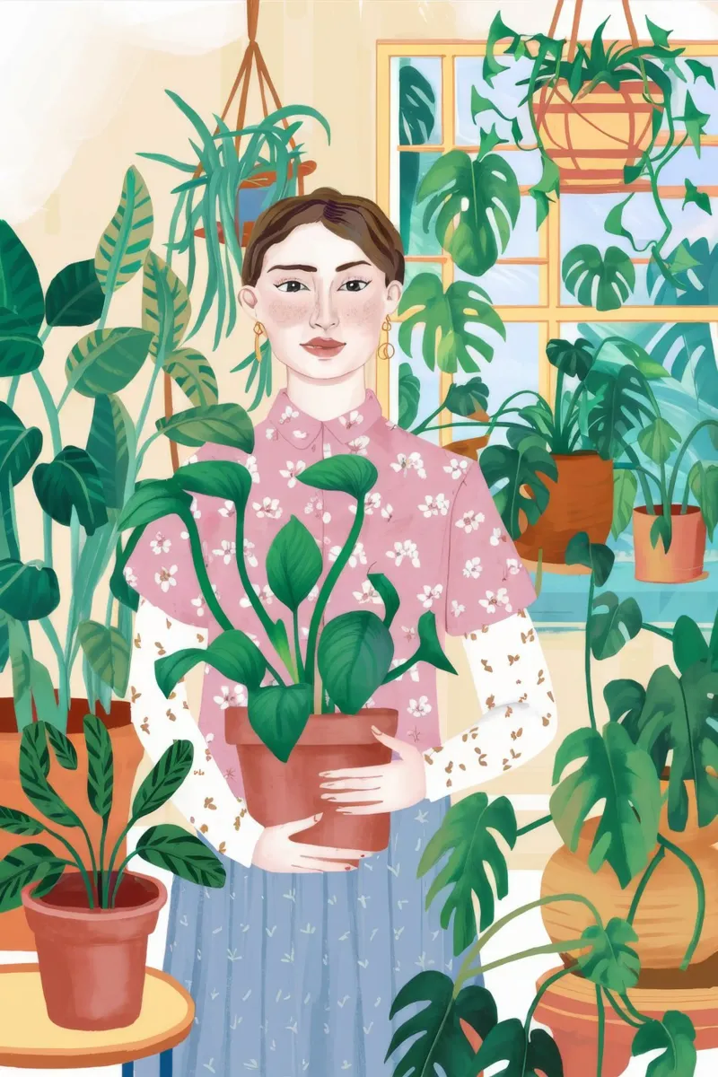 Plant Lover's Glow canvas by Arcane Shade