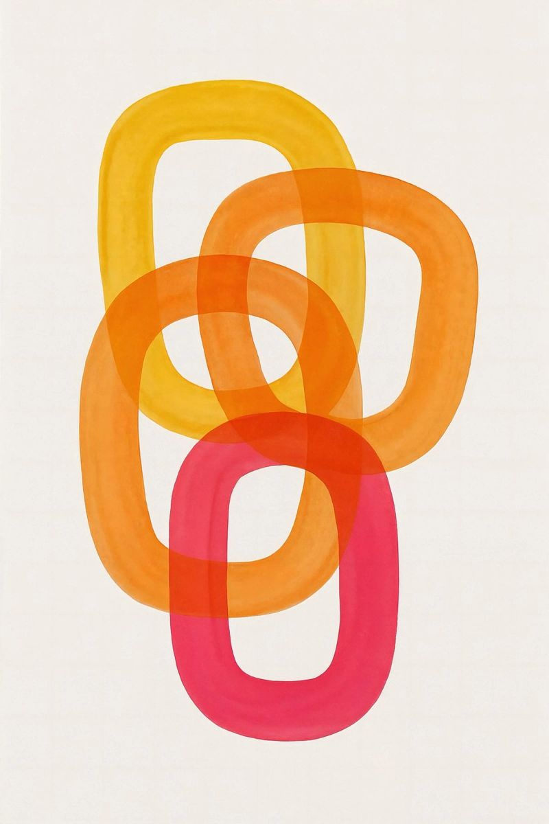 Solar Loops - Flow Form Series poster da SMPLE