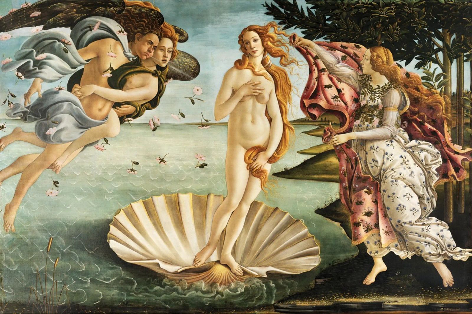 Sandro Botticelli - Die Geburt der Venus Poster von Analic