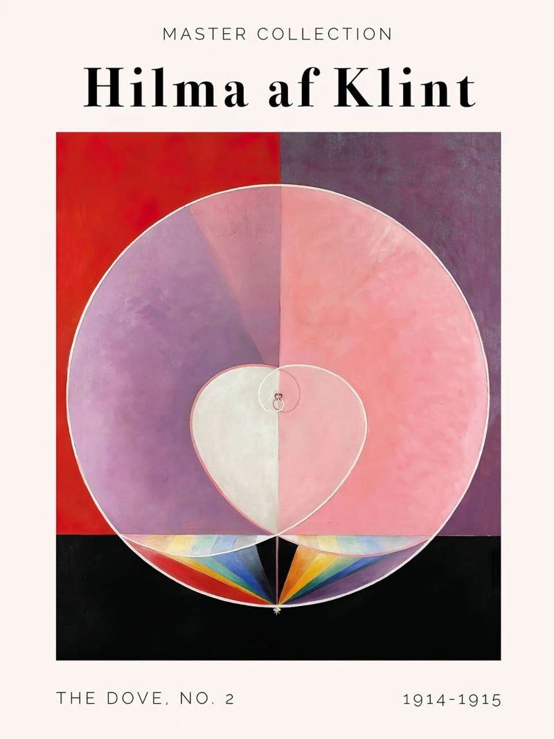 Hilma Af Klint The Dove No.2 poster by Mirei Aguerro