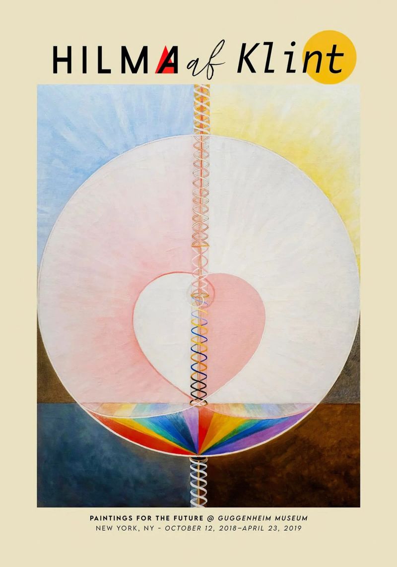 Hilma Af Klint - The Dove (No.1) poster by Kimtoth Skrzypek
