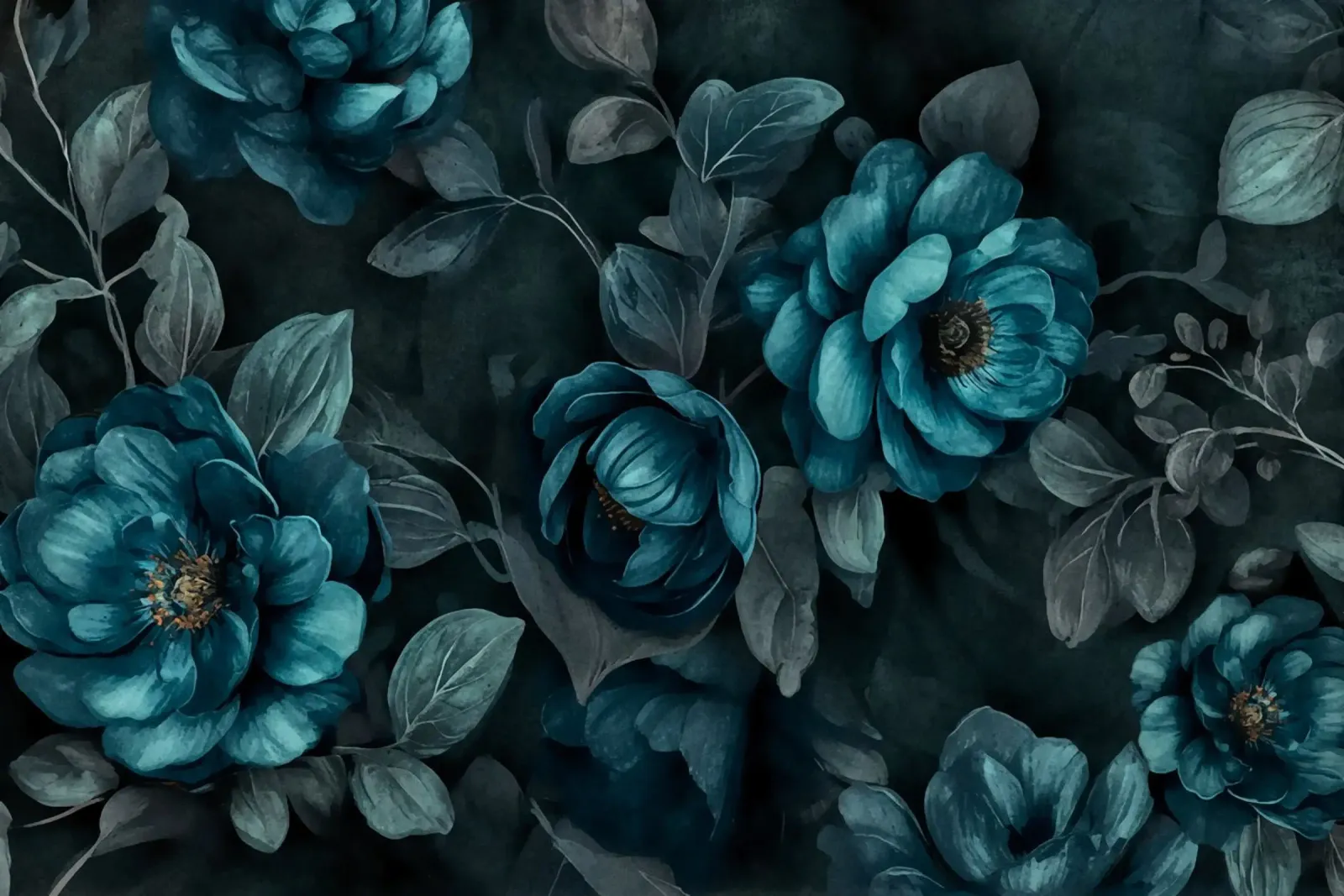 Barocco Eleganza lunatica Serenità dei fiori d'alzavola pellicola backlit da Andrea Haase Floral Passion