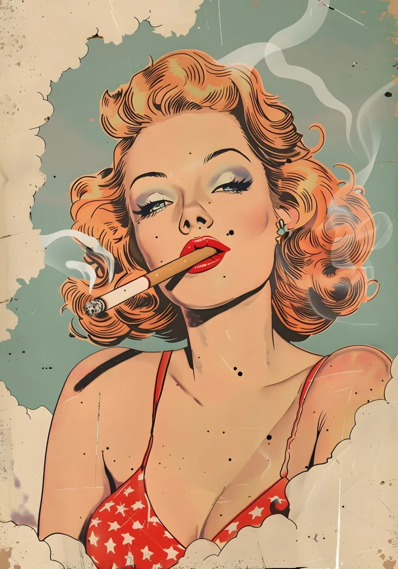 Le renouveau du pin-up toile de Artful Muse