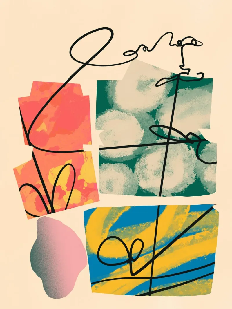 Playful loop canvas by Little Dean