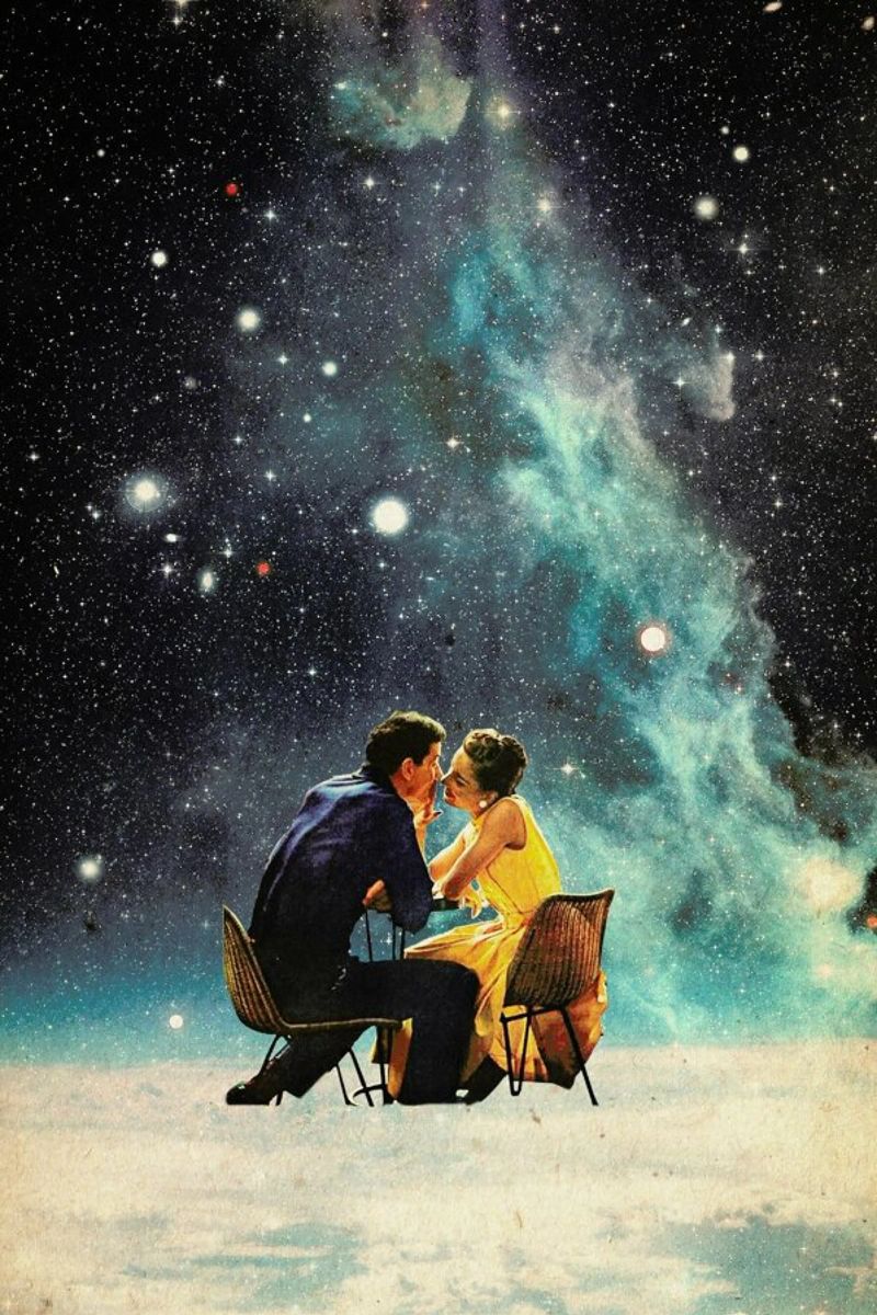 I'd Like To Take You To The Stars For A Second Date pellicola backlit da Frank Moth