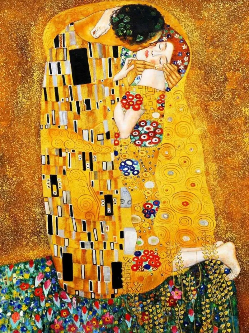 Gustav Klimt the kiss canvas by DuncanBennett shop