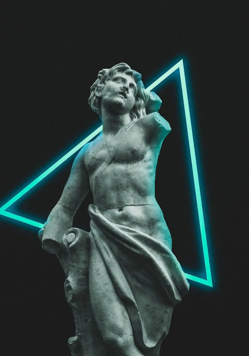 Il David di Michelangelo Arte pellicola backlit da Brooke