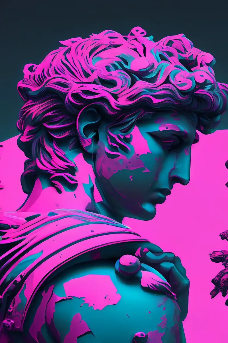 Il David di Michelangelo Arte pellicola backlit da Brooke