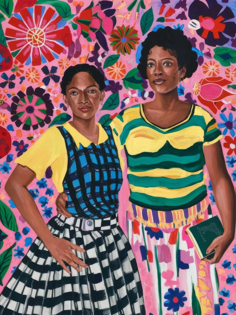 Duo floreale poster da Ebony Carpenter