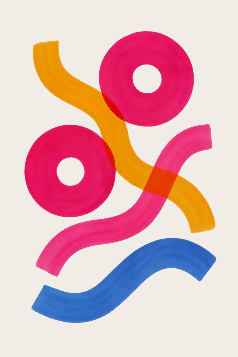 Shapes in Motion - Flow Form Series pellicola backlit da SMPLE