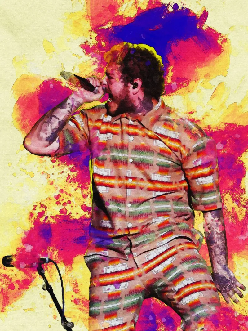 Sbaffo Post Malone pellicola backlit da Gunawan Rb
