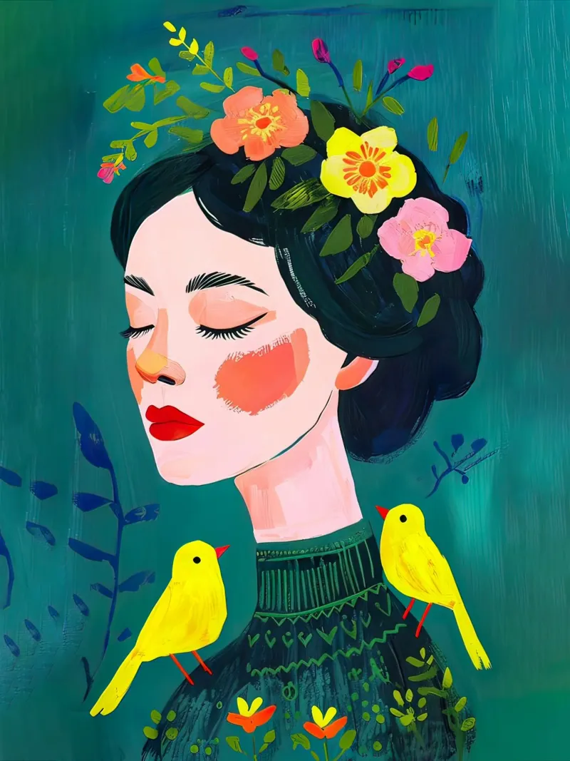 Frida Kahlo felice pellicola backlit da 🎨 Point and Art