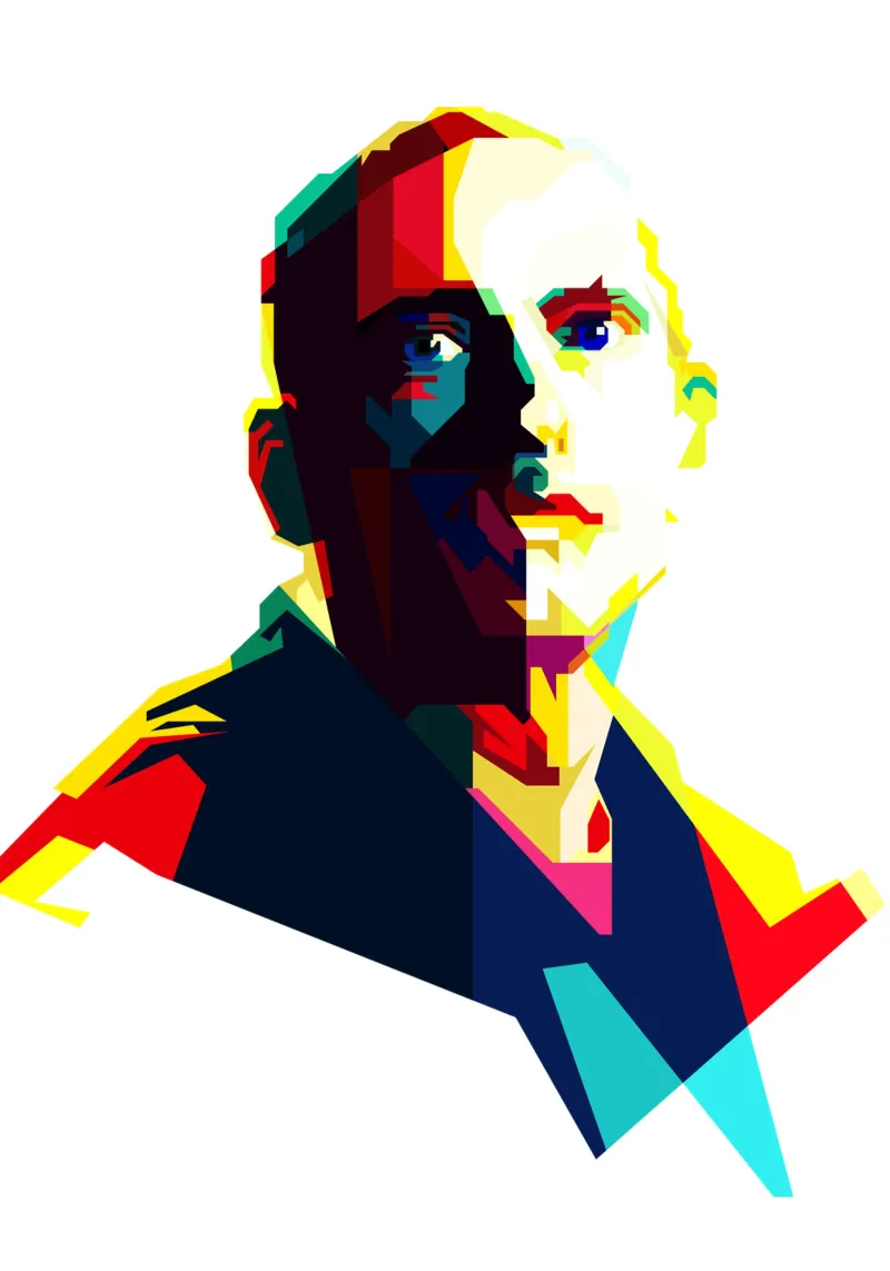 Eminem Rapper più ricercato WPAP Trending Now pellicola backlit da Artkreator
