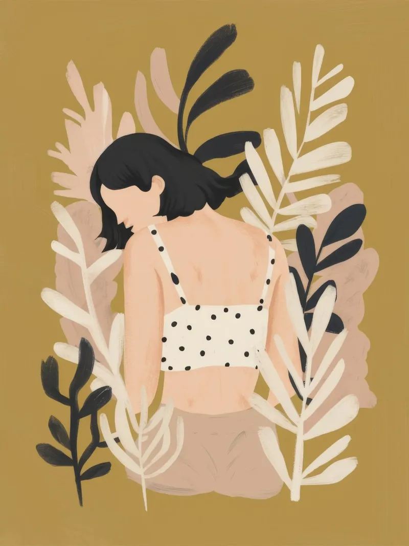 Fantasticheria solitaria in giardino poster da Aether Brush