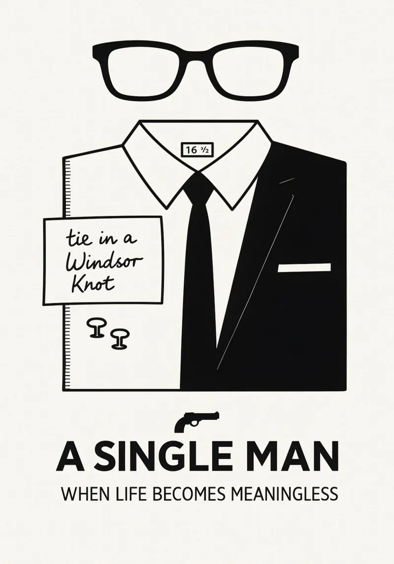A Single Man Print lámina retroiluminada de MoviesArt