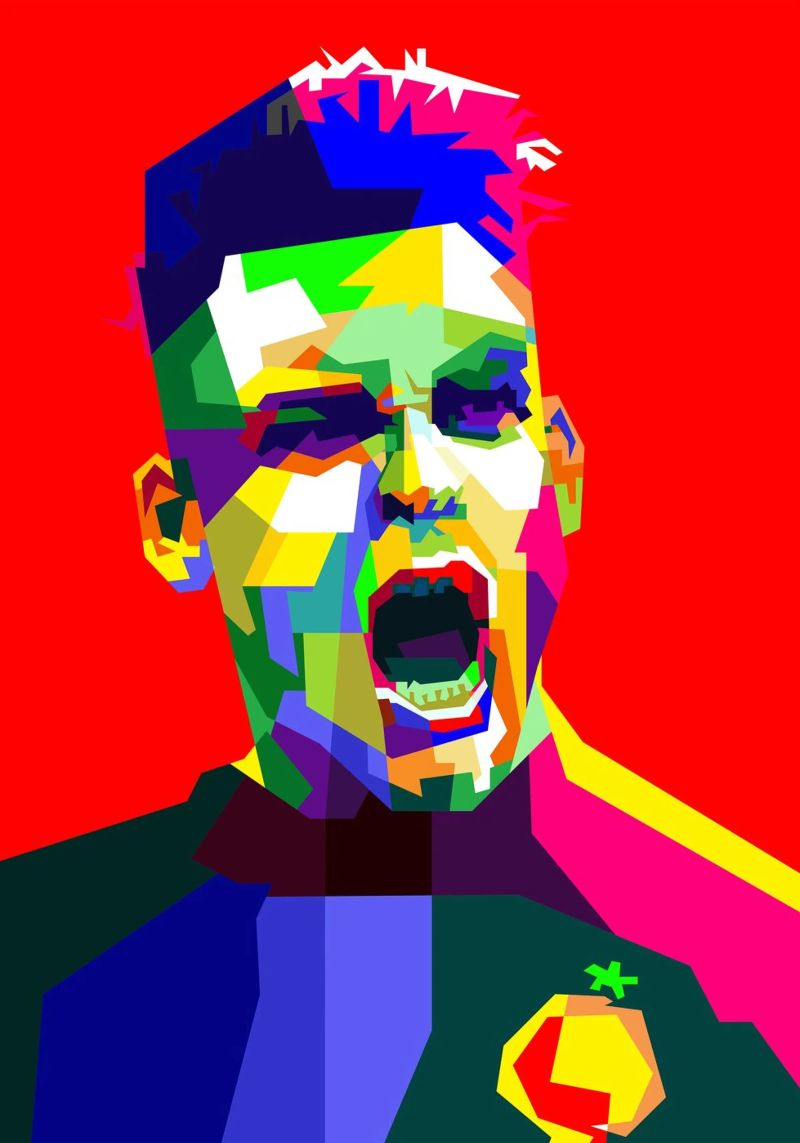Lautaro Martinez Fútbol WPAP Trending Now poster de Artkreator
