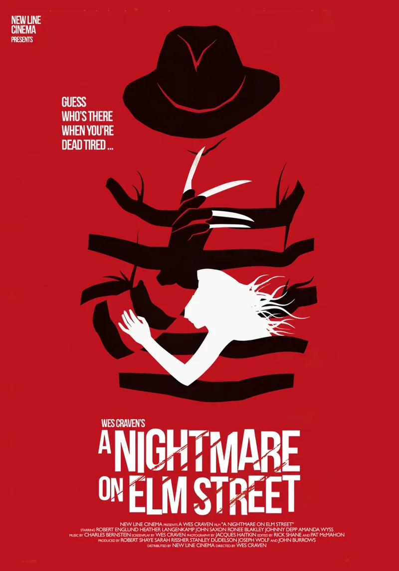 Nightmare on Elm Street pellicola backlit da Attaboy Dsgn