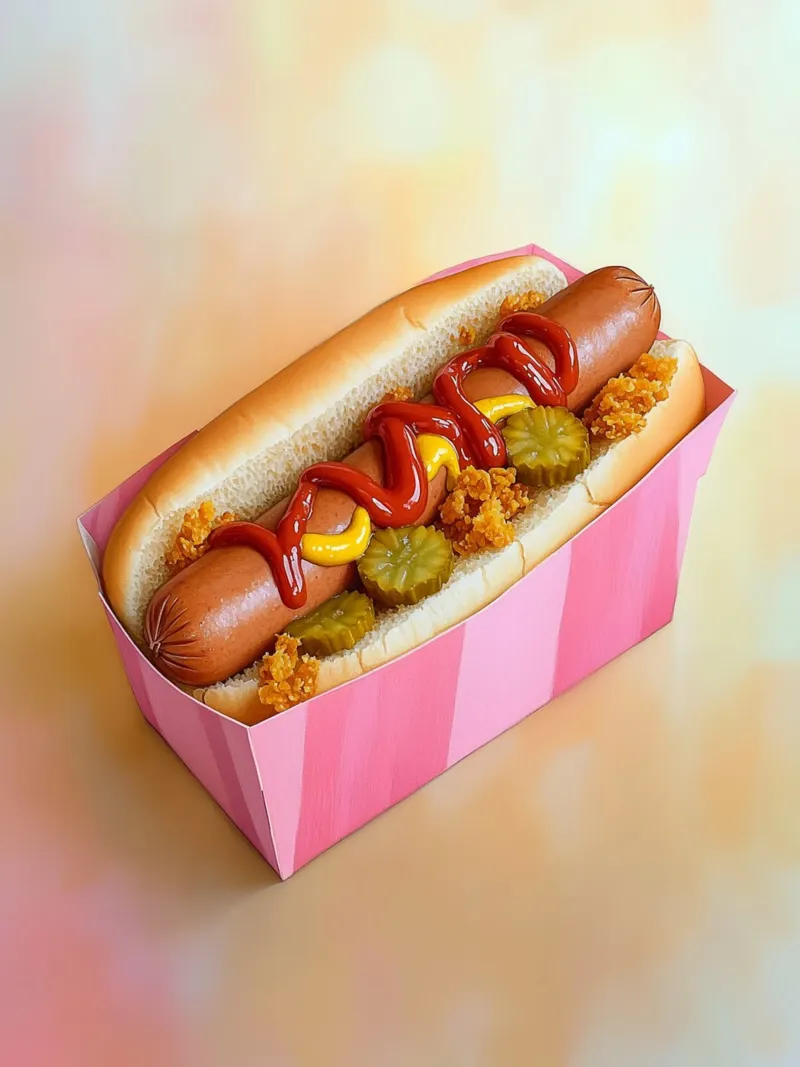 Il piacere dell'hot dog pellicola backlit da Carinaprint