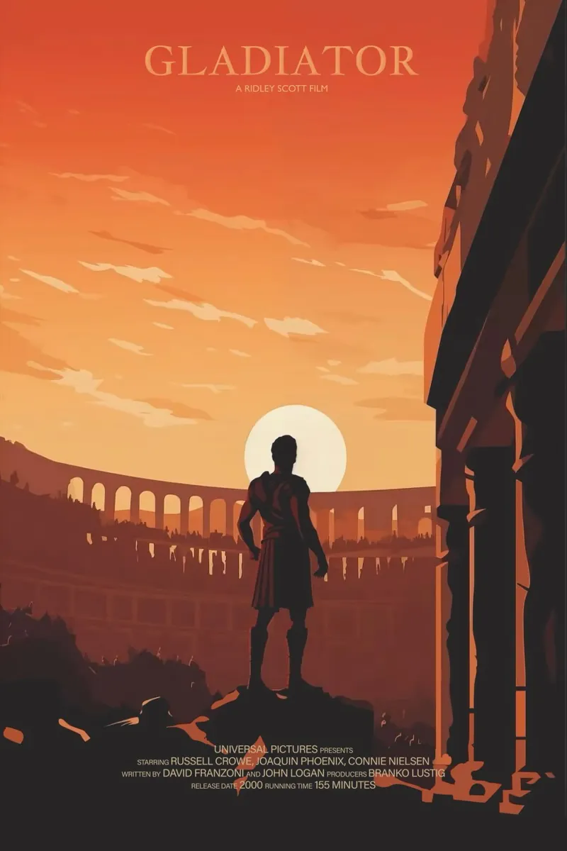 Gladiator pellicola backlit da Attaboy Dsgn