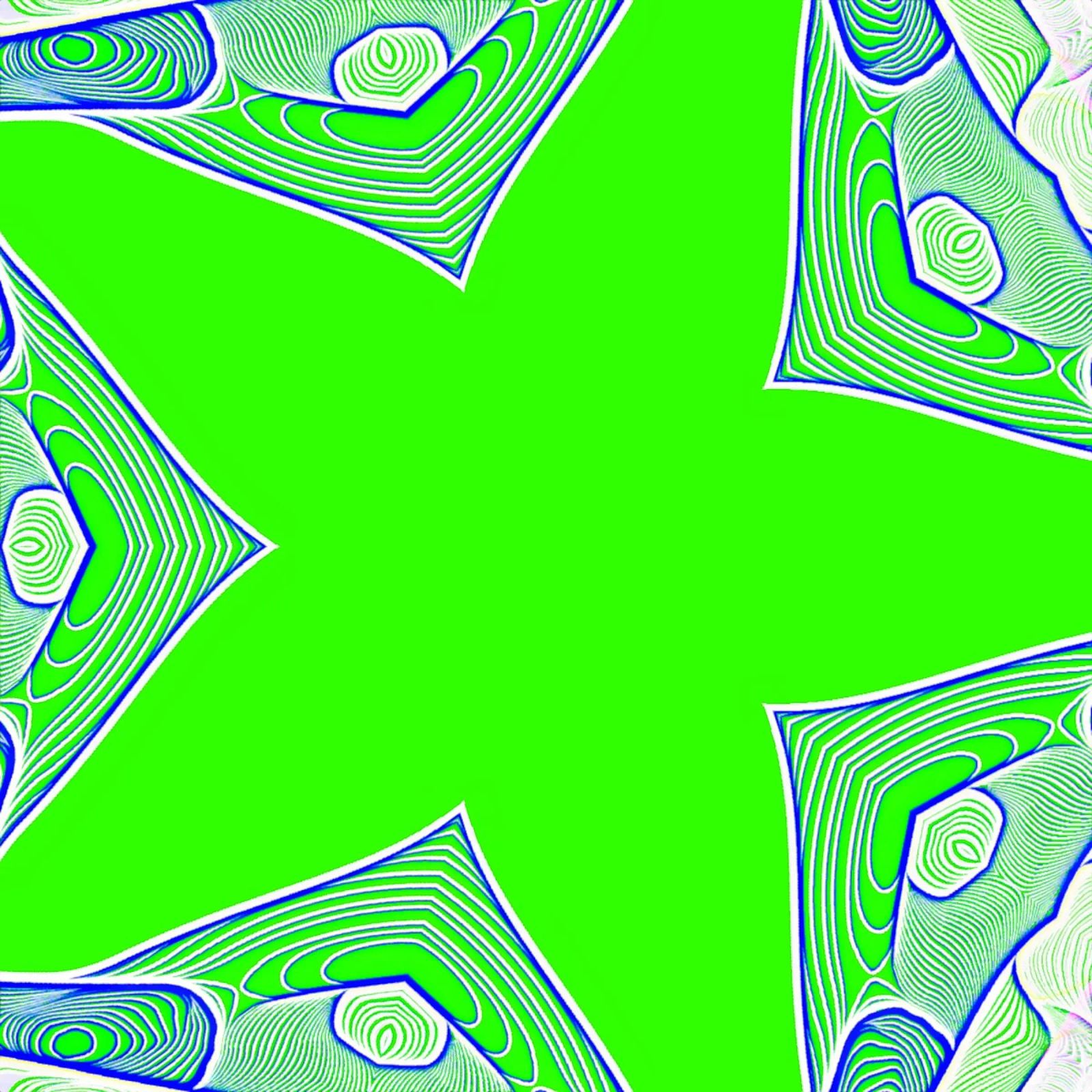 5-pointed star in green, can be personalised with text (name) canvas by Gürsel Yesil Digital Art