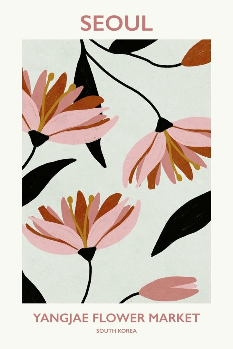 Yangjae Flower Market poster de Pure