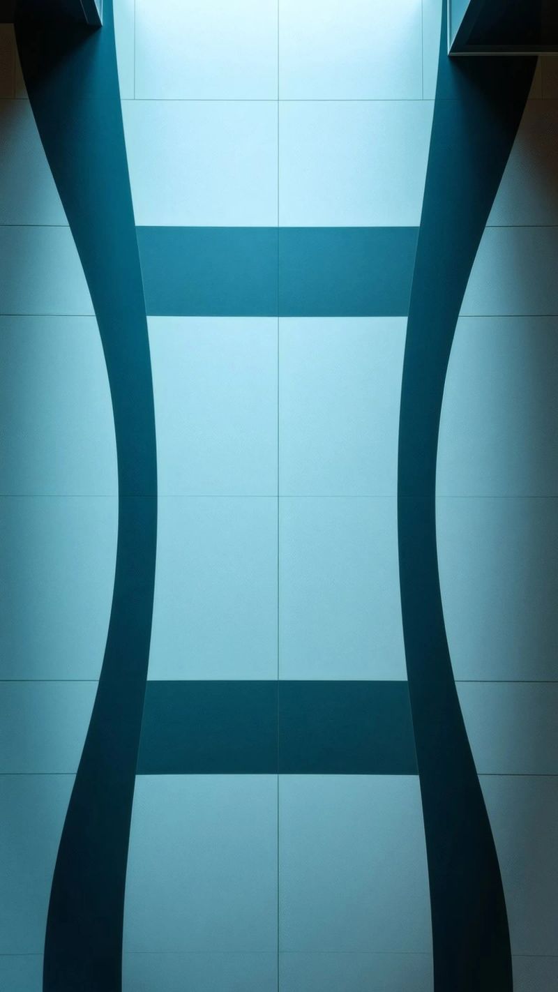 Unique abstract design with smooth curves and contrasting canvas by DesignDoodle
