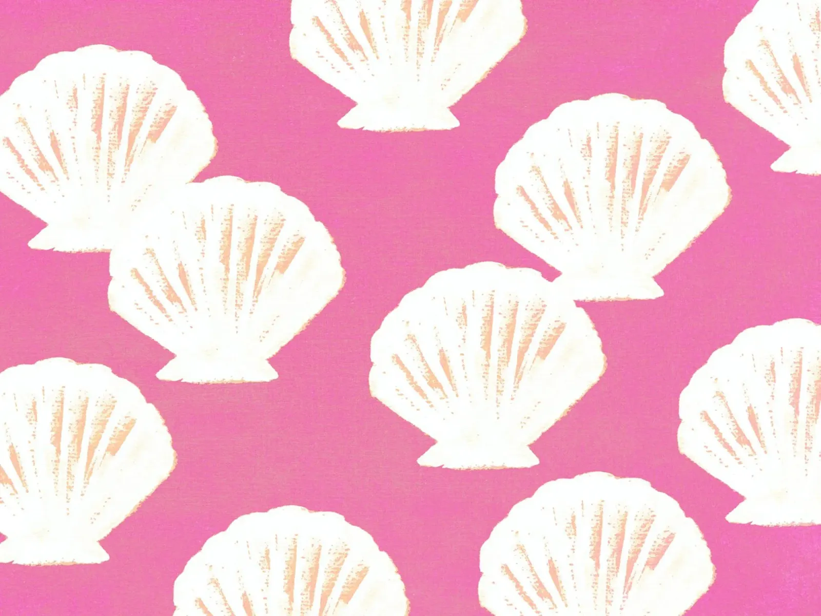 Pink Shells Pattern canvas by intemporalis