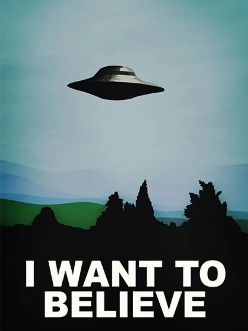 Voglio credere poster da Witon name shop