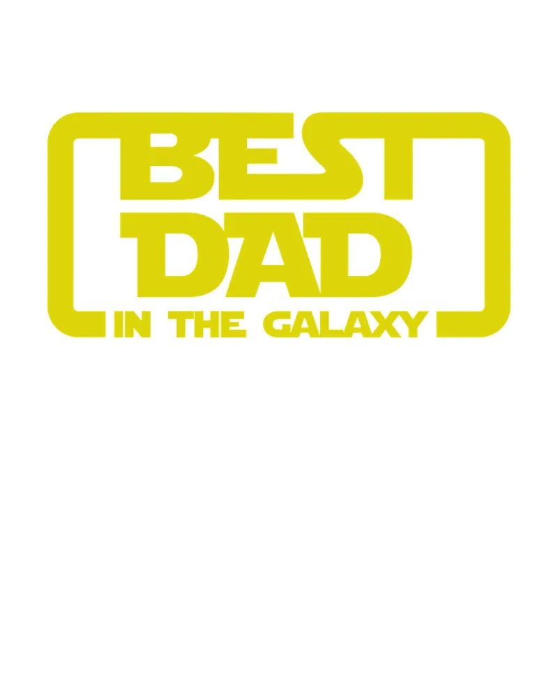 BEST DAD IN THE GALAXY pellicola backlit da edsonramosart