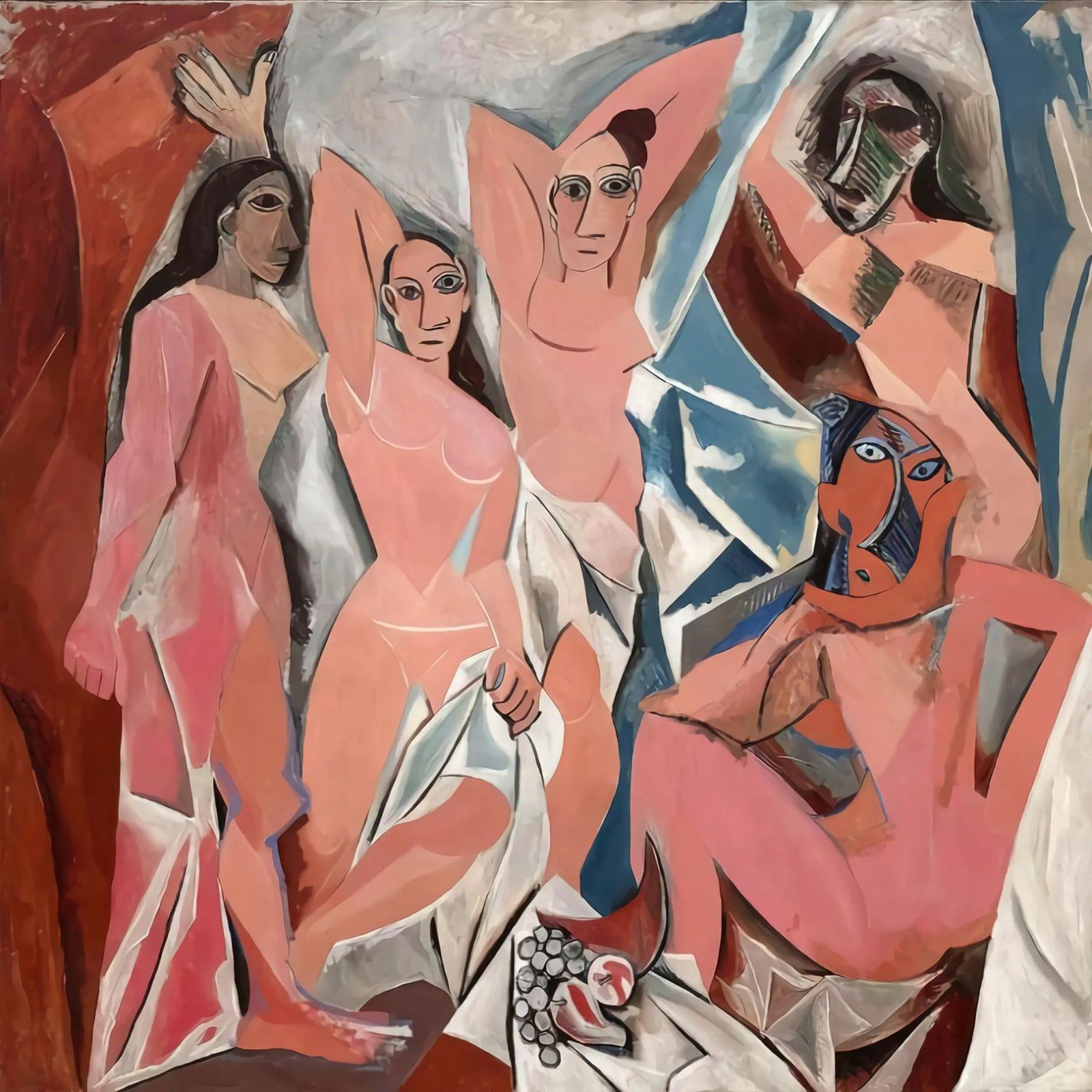 Demoiselles D'avignon Picasso pellicola backlit da Kenneth
