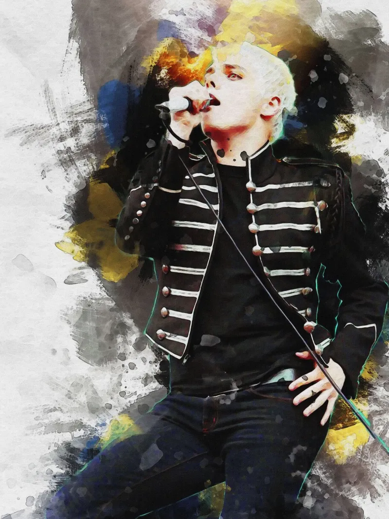 Sbaffo di ritratto Gerard Way pellicola backlit da Gunawan Rb