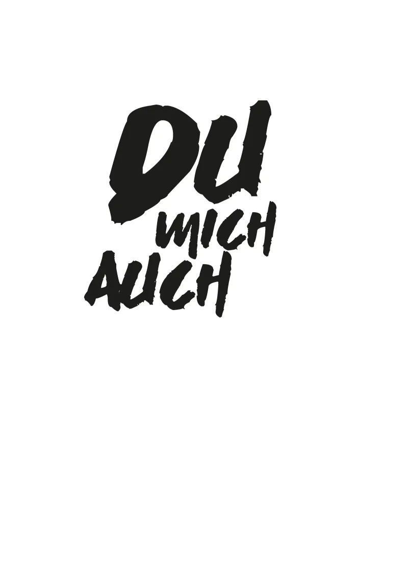 Du mich auch poster by Flo Klein
