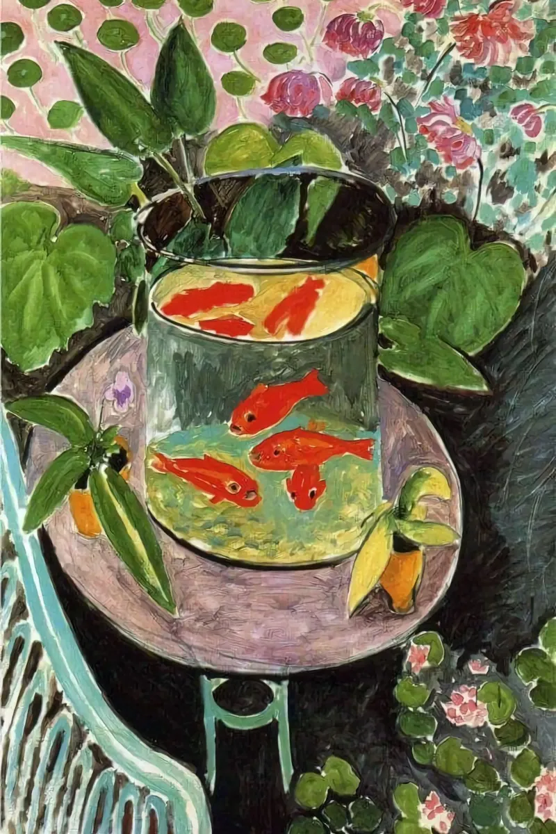 Henri Matisse Pesce rosso pellicola backlit da The Poster UK