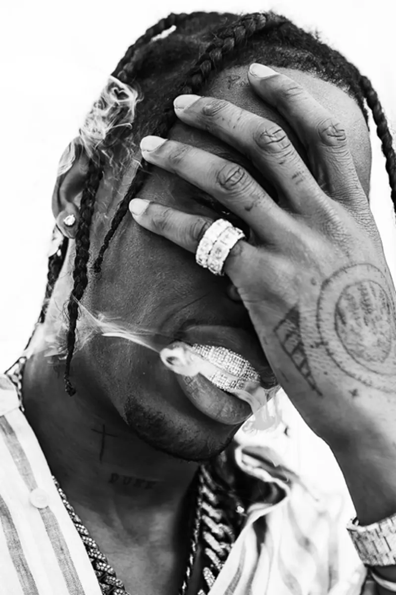 Travis Scott carta hahnemühle da Music Clan