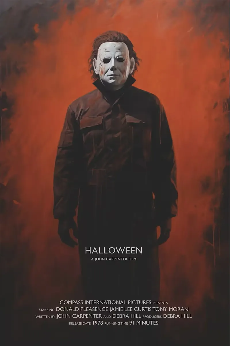 Michael Myers/Halloween pellicola backlit da Attaboy Dsgn